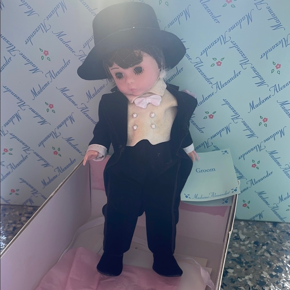 Madame Alexander Groom Doll in Black and Cream